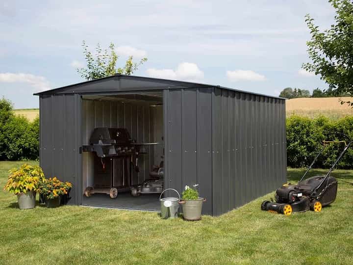 Gartenhaus aus Metall online bestellen mygardenhome